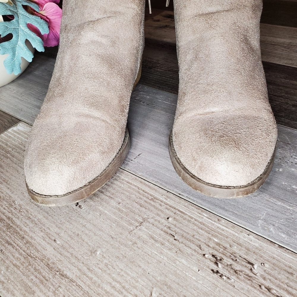 Carlos by Carlos Santana Brianne Tan Beige Ankle Boots Women's Size 7.5M - Picture 14 of 16